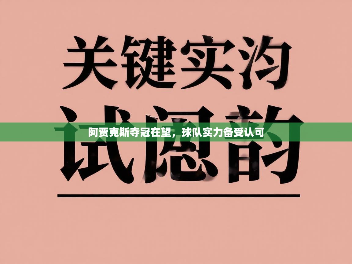 阿贾克斯夺冠在望，球队实力备受认可  第1张